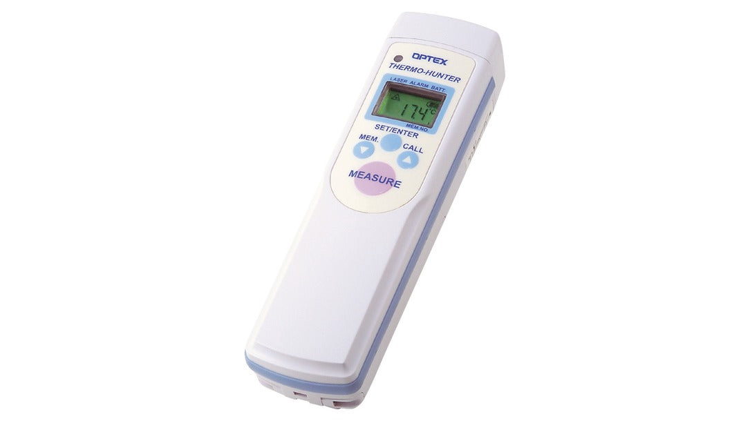 OPTEX FA PT-7LD(E) | Waterproof Handheld Infrared Thermometer | -30.0–200.0 °C, IP67, Laser Pointer