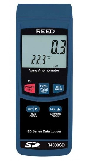 REED R4000SD Data Logging Vane Thermo-Anemometer - generaltechuae
