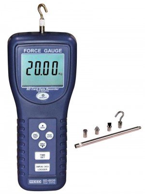 REED SD-6020 Data Logging Force Gauge, 44lbs (20kg)