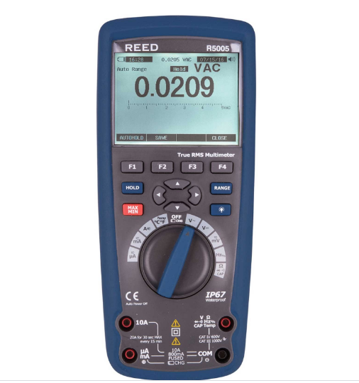 REED R5005 True RMS Industrial Multimeter with Bluetooth - generaltechuae