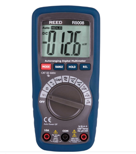 REED R5008 Compact Digital Multimeter with Temperature - generaltechuae