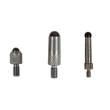Flexbar 15328 | Ruby Ball Indicator Tip | 3mm ball, 1/4" length, 4-48 thread - generaltechuae