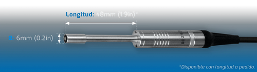 DMQ QCS404 | Straight Combined Probe | 0–1500 µm, Ø12 mm - generaltechuae