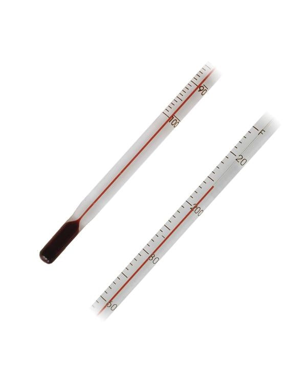 Brannan 44/003/8 | SAMA Type Spirit Laboratory Thermometer | -20 to +150 °C, 76 mm immersion, red spirit, CP20 - generaltechuae