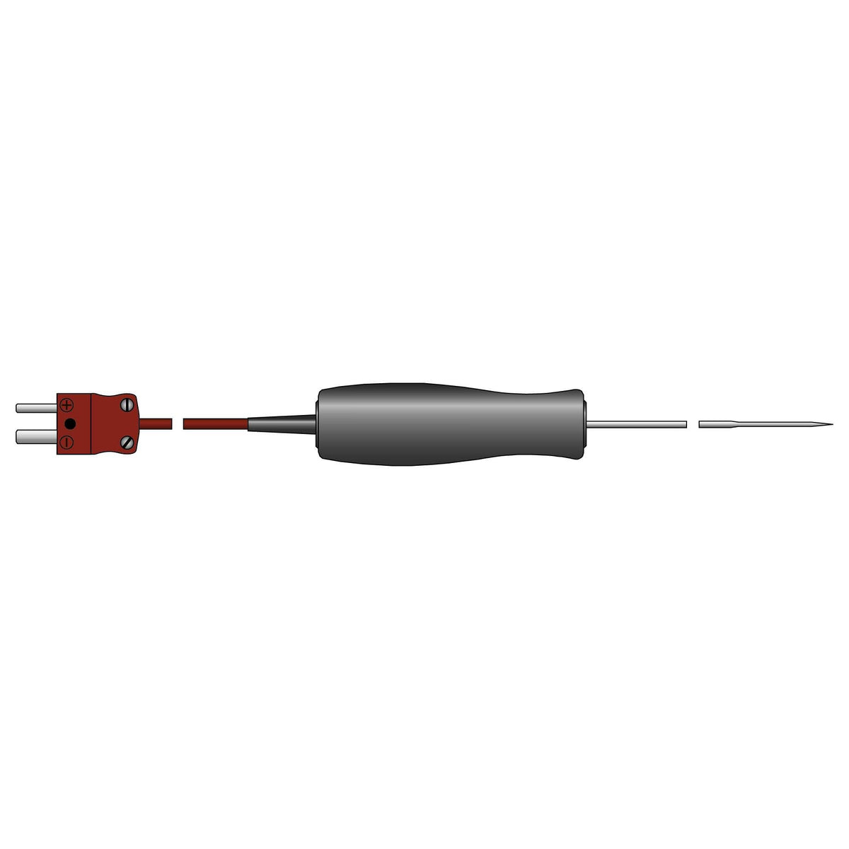 ETI 127-158 | Small Handled Fast Response Penetration Probe | Type T, Straight Lead, Ø3.3 x 100 mm - generaltechuae