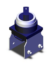 SMC VM-34AB | Actuator | Selector Switch | Series VM | Black