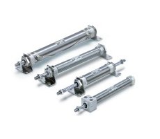 SMC CDM2B40-50Z | Round Body Cylinder | Double Acting | Series CM2 | Bore 40mm | Stroke 50mm - generaltechuae