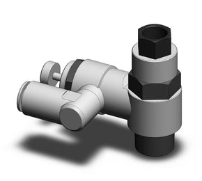 SMC ASP630F-04-10S | Flow Controller | Pilot Check Valve | Series ASP | Connection R 1/2 Male | Tube Size 10mm