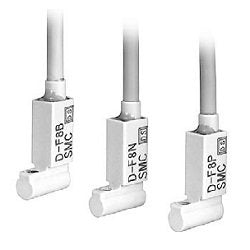 SMC D-F8P | Auto Switch | Solid State | Series F8N/F8P/F8B | Voltage Rating 4.5 to 28 VDC | Wire Length 0.5m