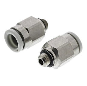 SMC KQ2H06-M5N | Straight Fitting | Threaded-to-Tube | Series KQ2 | Connection M5 Male | Tube Size 6mm