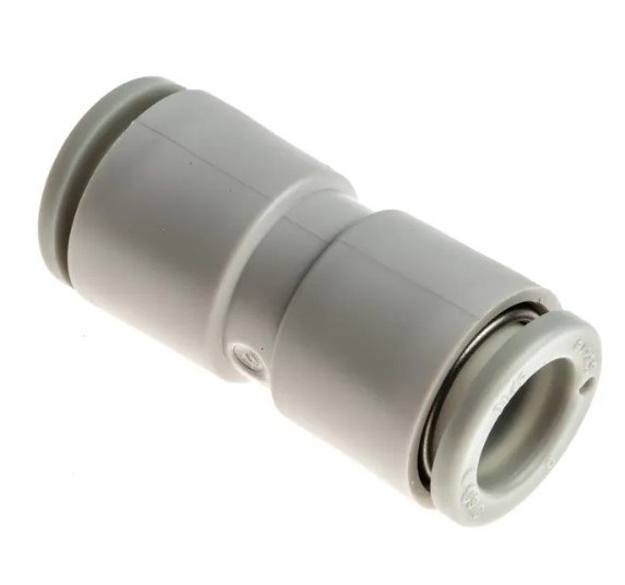 SMC KQ2H08-00A | Union Straight Fitting | Tube-to Tube Adaptor | Series KQ2 | Tube Size 8mm