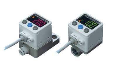SMC ZSE20BF-V-01-W | Digital Pressure Switch | Series ZSE20 | Voltage 12 to 24 VDC | Connection R 1/8