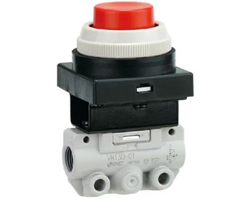 SMC VM132-M5-30RA | Push Button | Mechanical Valve | Series VM | Number of Ports 3