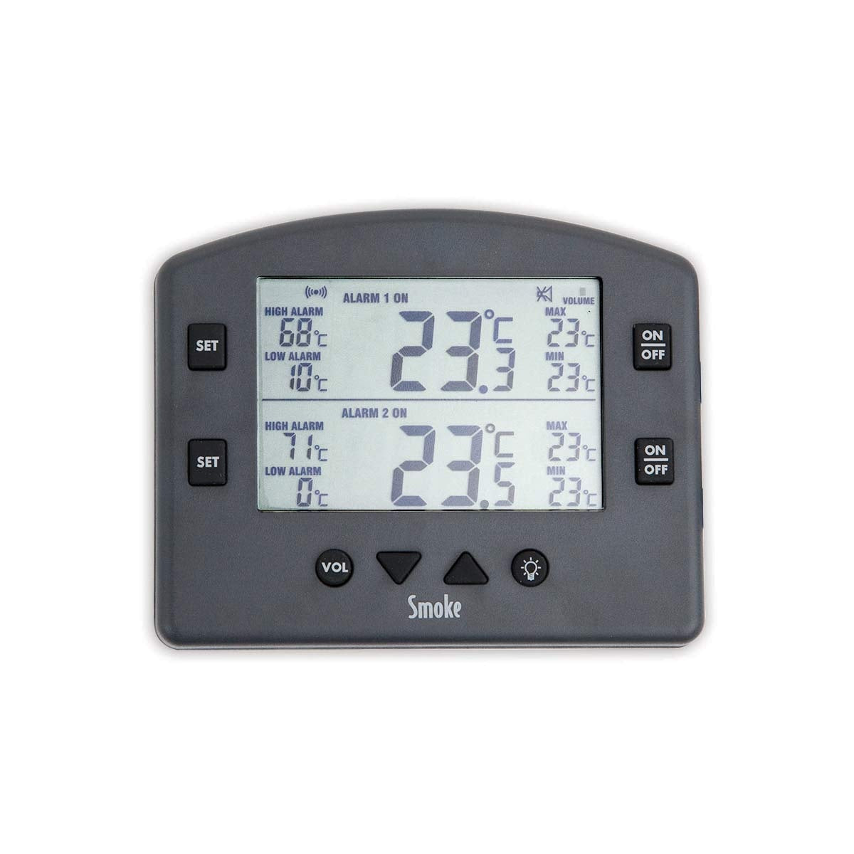 ETI 825-070 | Smoke Wireless Barbecue Thermometer | 300 ft Range, -50 to 300 °C, IP66 - generaltechuae