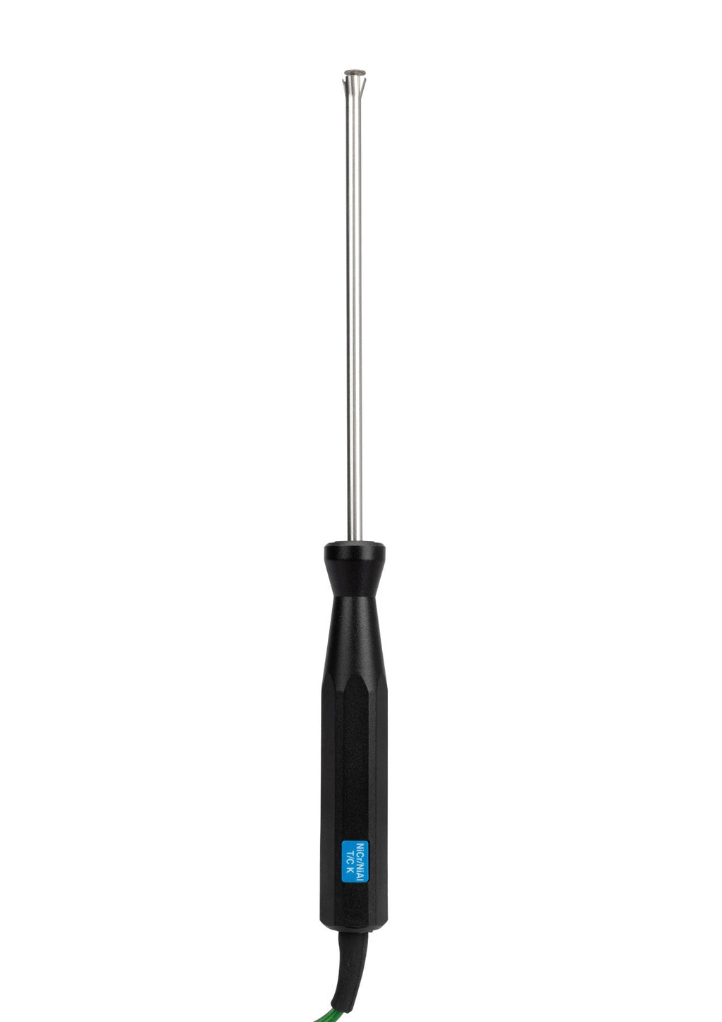 ETI 323-000 | Spring-Loaded Surface Temperature Probe | Type K, Coiled Lead, -100 to 600 °C - generaltechuae
