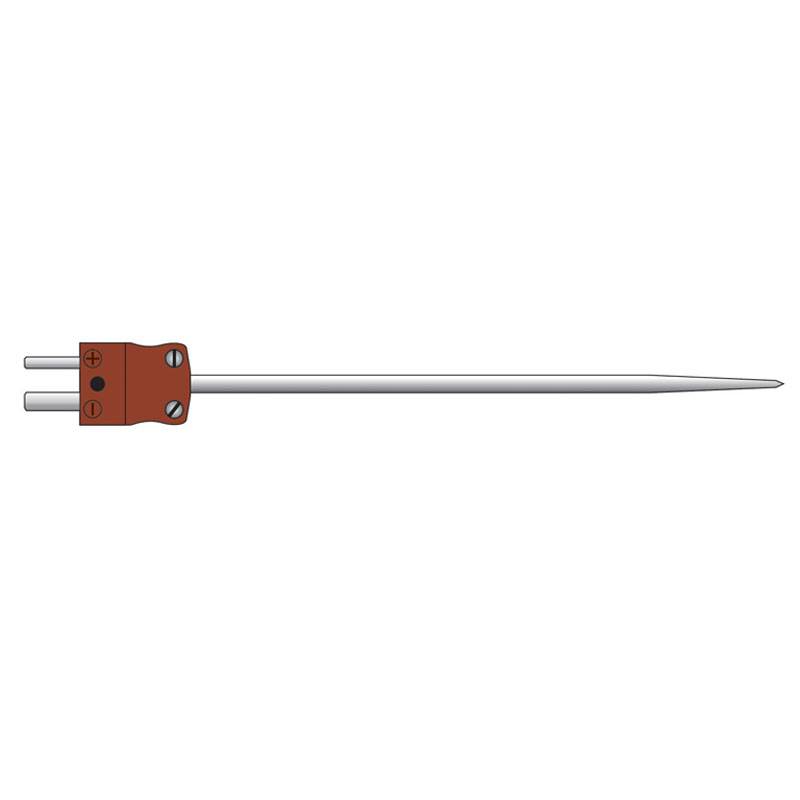 ETI 137-161 | Plug-Mounted Stainless Steel Penetration Probe | Type T, Ø3.3 x 120 mm - generaltechuae