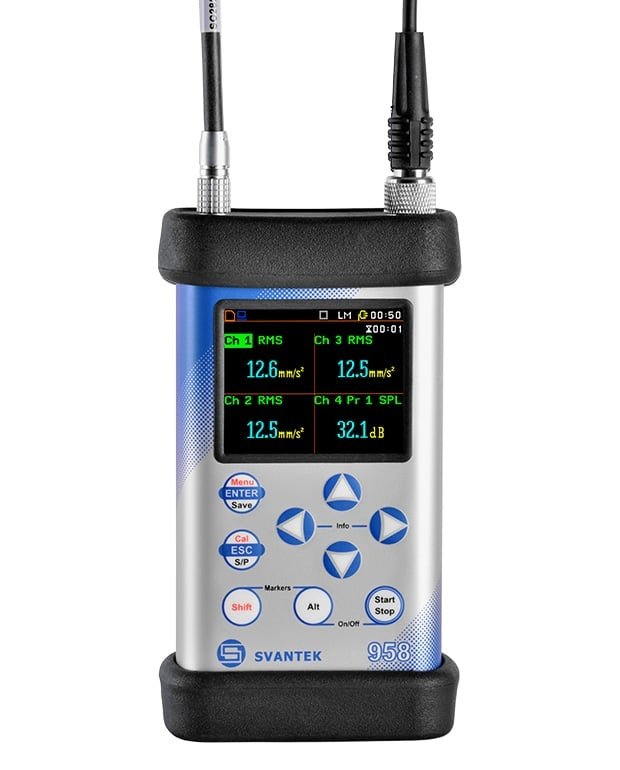 Four-Channel Sound and Vibration Analyser | Total Dynamic Range: 16 dBA RMS to 140 dBA Peak - generaltechuae