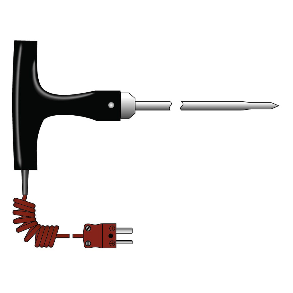ETI 337-120 | T-Shaped Penetration Probe | Type T, 300 mm, Coiled Lead - generaltechuae