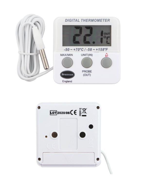 Brannan TC-023 | THERMcert Pre-Calibrated Digital Batch Sampling Thermometer | Points -18 & 0 °C - generaltechuae (2)