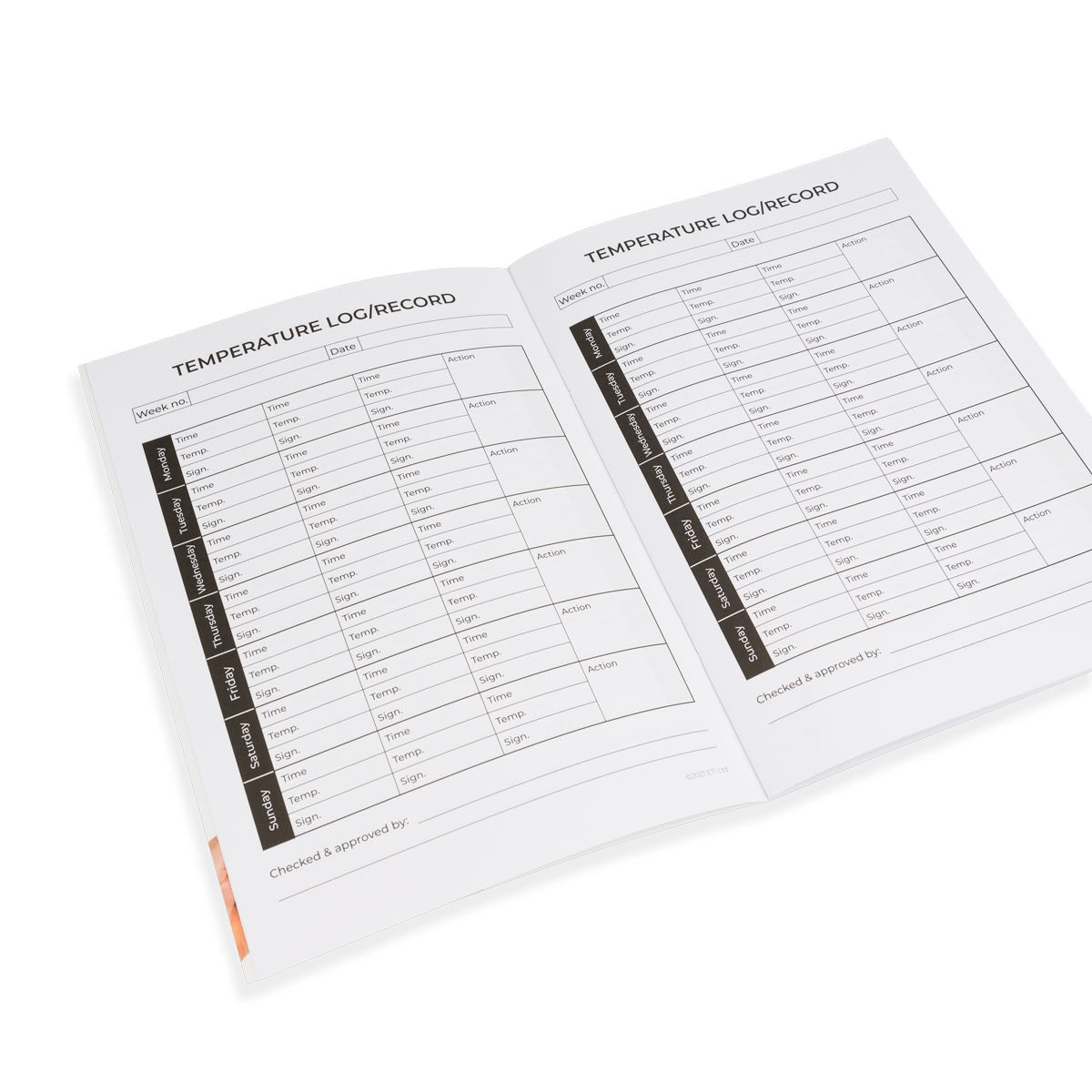 ETI 831-100 | Temperature Log Book A5 | Single Book - generaltechuae (2)