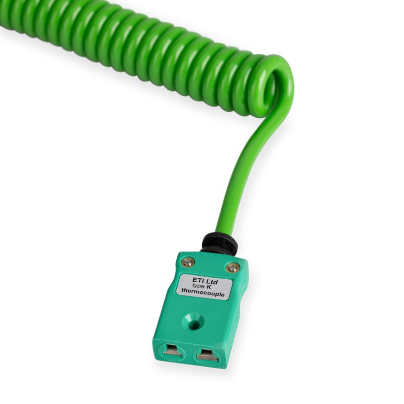 ETI 627-740 | Temperature Probe Extension Lead | Type K, Coiled, 1 m - generaltechuae (4)
