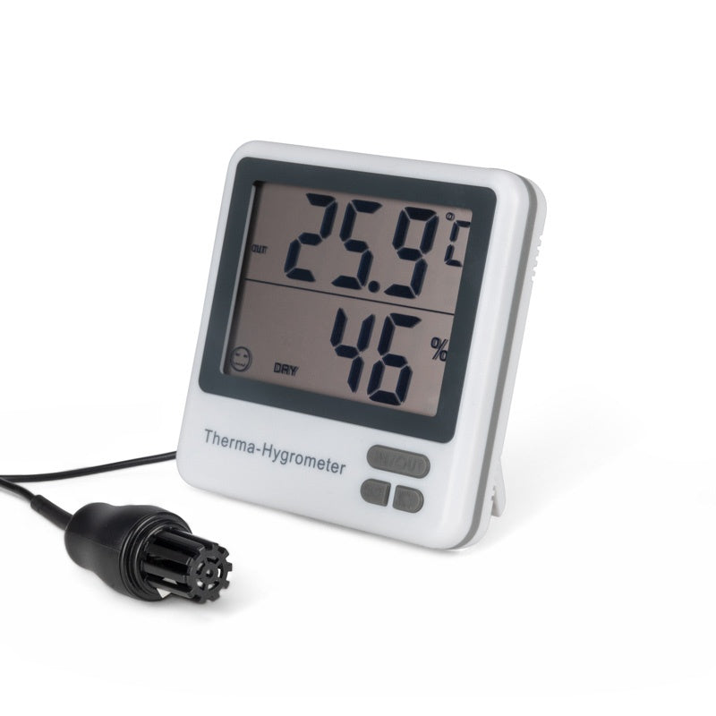 ETI 810-140 | Digital Therma-Hygrometer | Dual Sensors, Internal & Remote Probe - generaltechuae