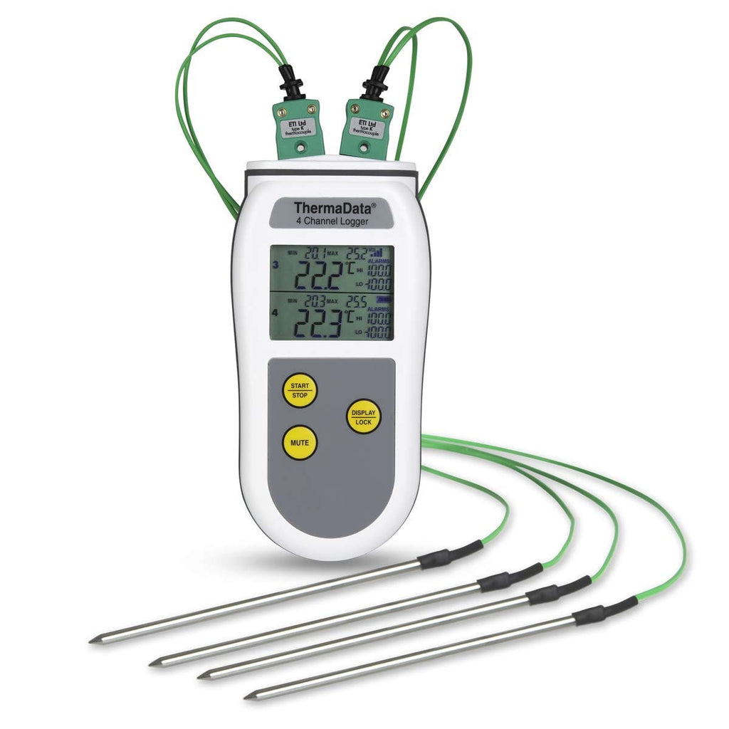 ETI 291-401 | ThermaData 4 Channel Data Logger | Type K, -99.9 to 1372 °C - generaltechuae (2)