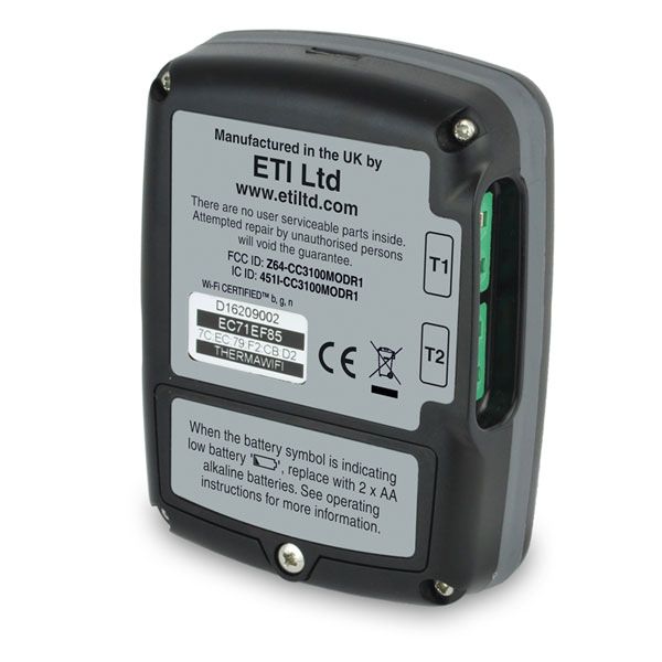 ETI 299-121 | ThermaQ WiFi BBQ Logger | Instrument only, 2-channel Type K - generaltechuae (3)