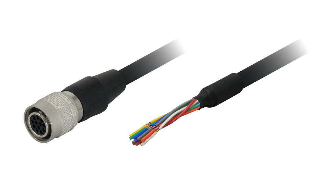 OPTEX FA TI-SCA09-G3K | General-Purpose I/O Cable | 3 m, Open-End