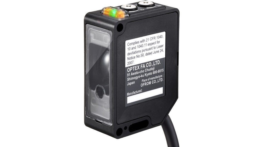 OPTEX FA TOF-L450DN | Compact Long-Range TOF Sensor | 4.5 m, NPN, Cable