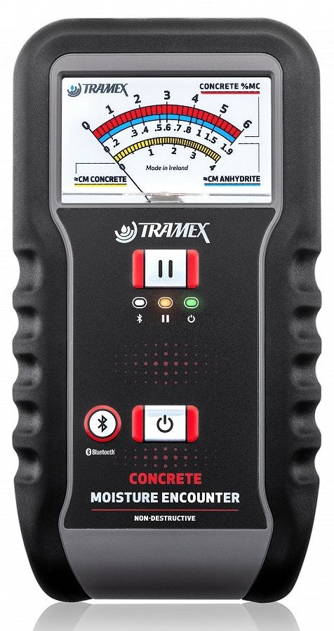 Tramex CME5 - CONCRETE MOISTURE ENCOUNTER 5
 FOR MEASURING MOISTURE CONTENT IN CONCRETE FLOORS AND SLABS - generaltechuae