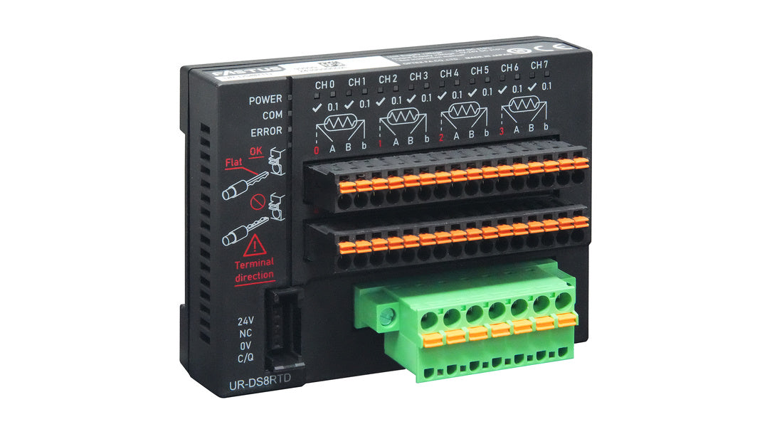 OPTEX FA UR-DS8RTD | RTD Temperature Input IO-Link Hub | 8 RTD Inputs, Pt100