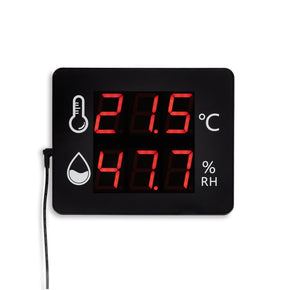ETI 825-882 | WM20 Wall Mounted Thermometer & Hygrometer | 25 x 170 x 210 mm - generaltechuae