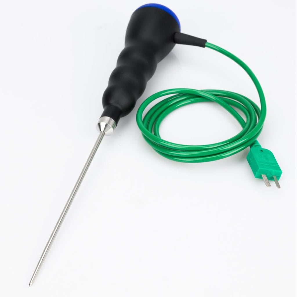 ETI 143-161 | Waterproof Thermocouple Penetration Probe | Blue, straight lead, Type K - generaltechuae