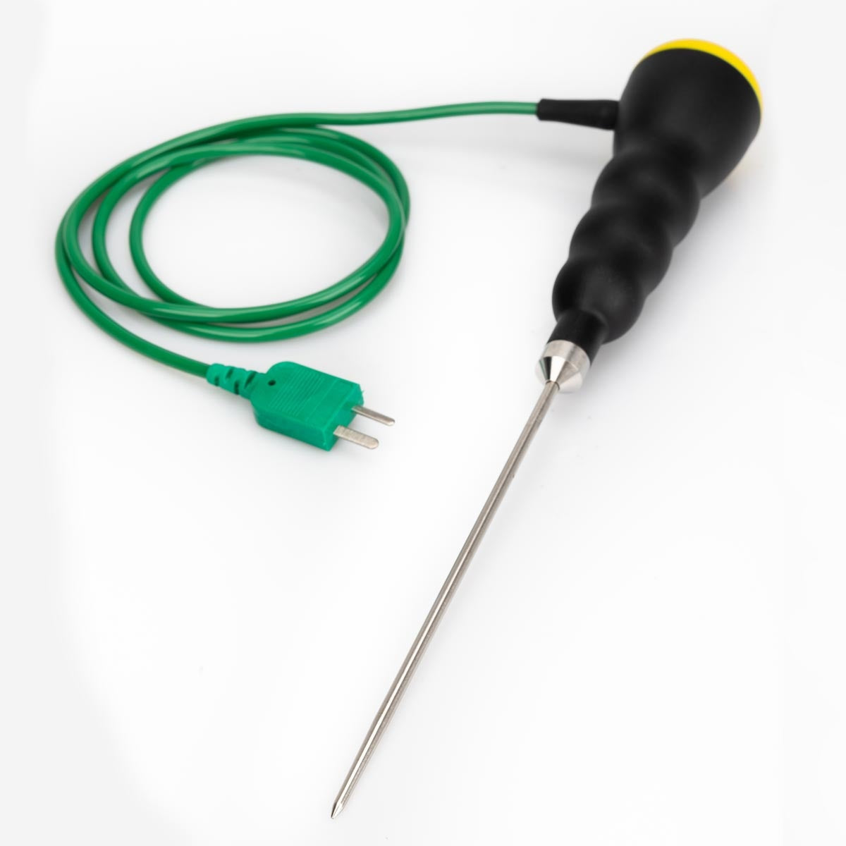 ETI 143-167 | Waterproof Thermocouple Penetration Probe | Yellow, straight lead, Type K - generaltechuae