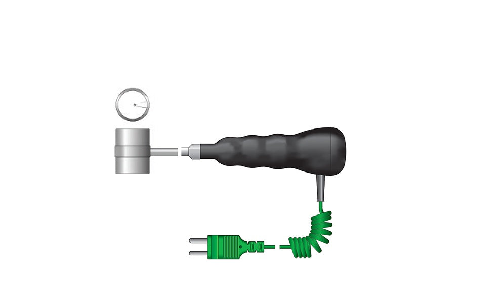 ETI 343-310 | Waterproof Flow Probe | coiled lead, -75 to 250 °C - generaltechuae