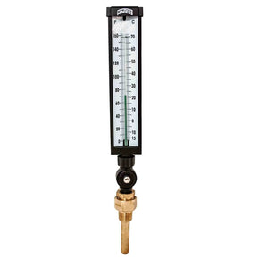 Winters TIM103A-R-UV-C | Industrial 9” Thermometer |  3/4” NPT with thermowell |  0°F to 160°F & -15°C to 70°C