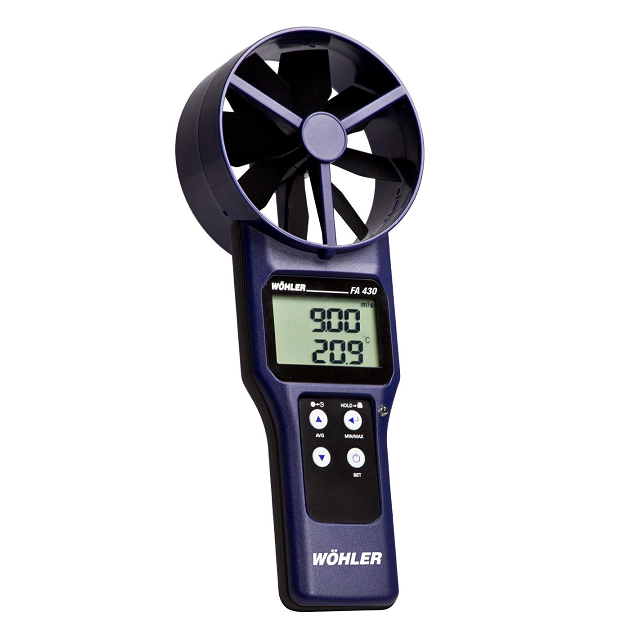 Wohler FA 430 (incl. CO2) | Fan Anemometer