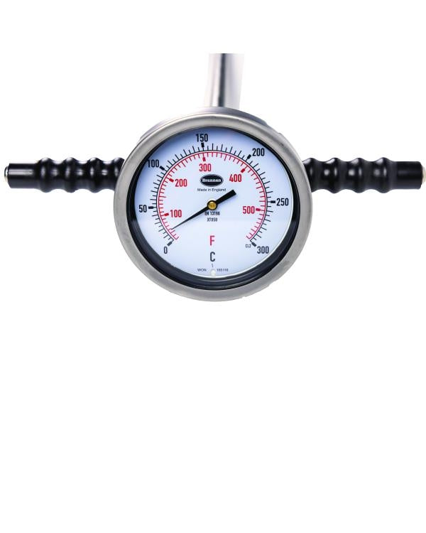 Brannan 15/420/0 | Portable Liquid Expansion Dial Thermometer | Asphalt/Bitumen, 400 mm stem, 0 to 300 °C/°F - generaltechuae (2)