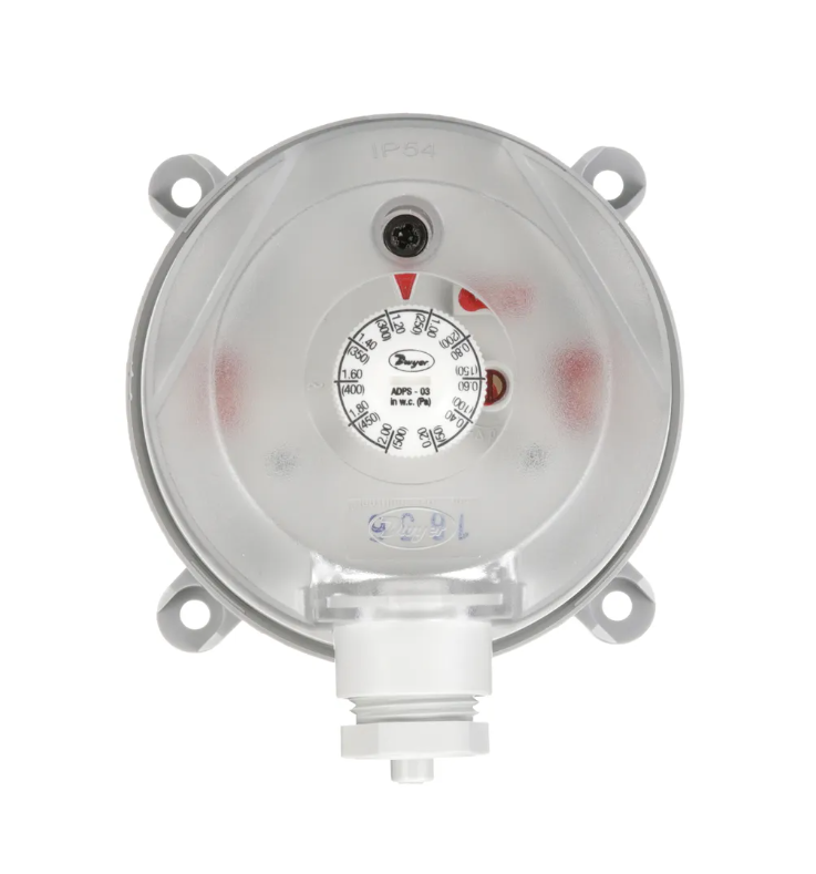 Dwyer Instruments ADPS-08-2-N-C | Adjustable Differential Pressure Switch | 0.08 - 1.20" w.c.,M20, with install k