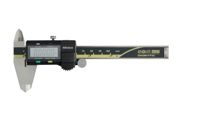 Mitutoyo 500-170-30 Digital ABS AOS Caliper, Inch/Metric, 0-4"