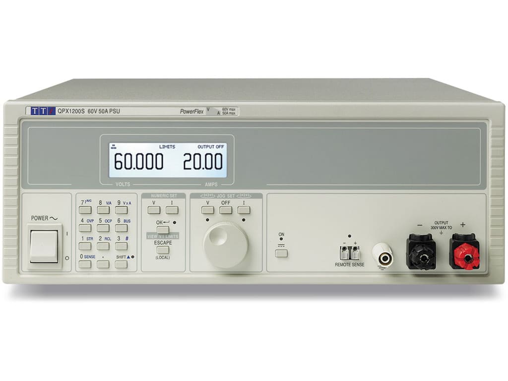 TTi QPX1200S | Analog Power Supplies | 1200W 'PowerFlex' Max 60V or 50A / 