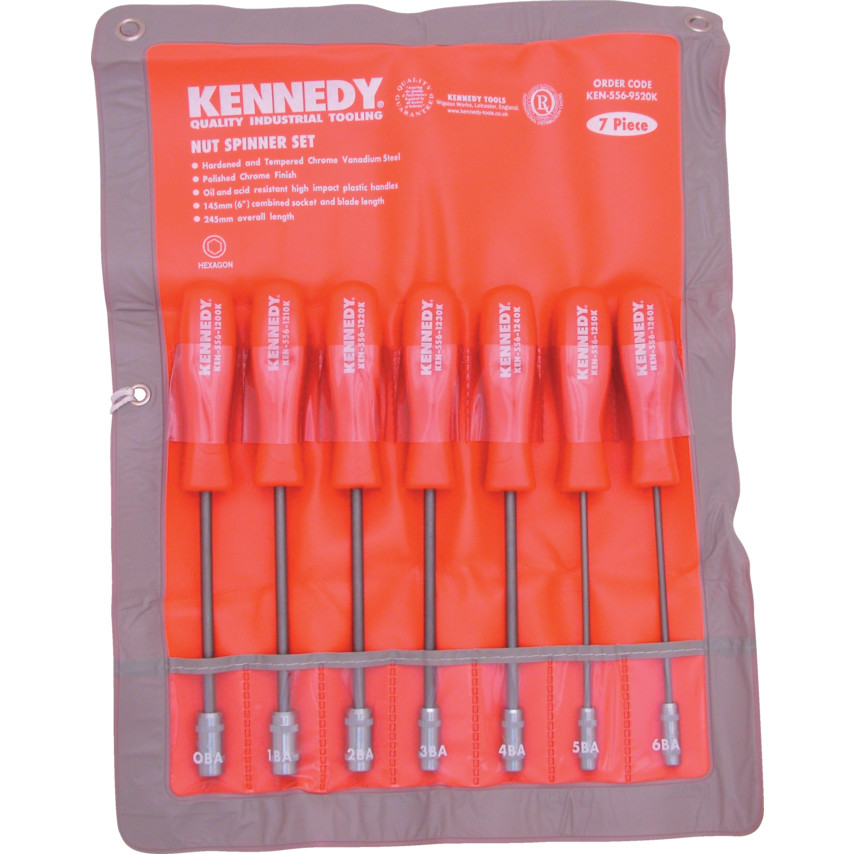 Kennedy 7-PCE BA NUT SPINNER SET